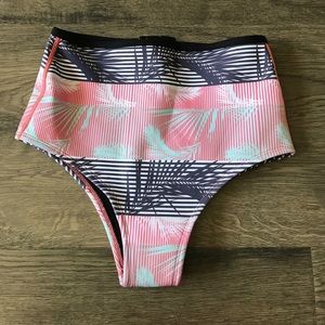 Roxy Pop Surf High Waisted Bikini Bottoms